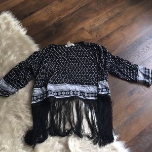 H&M fringe shaw